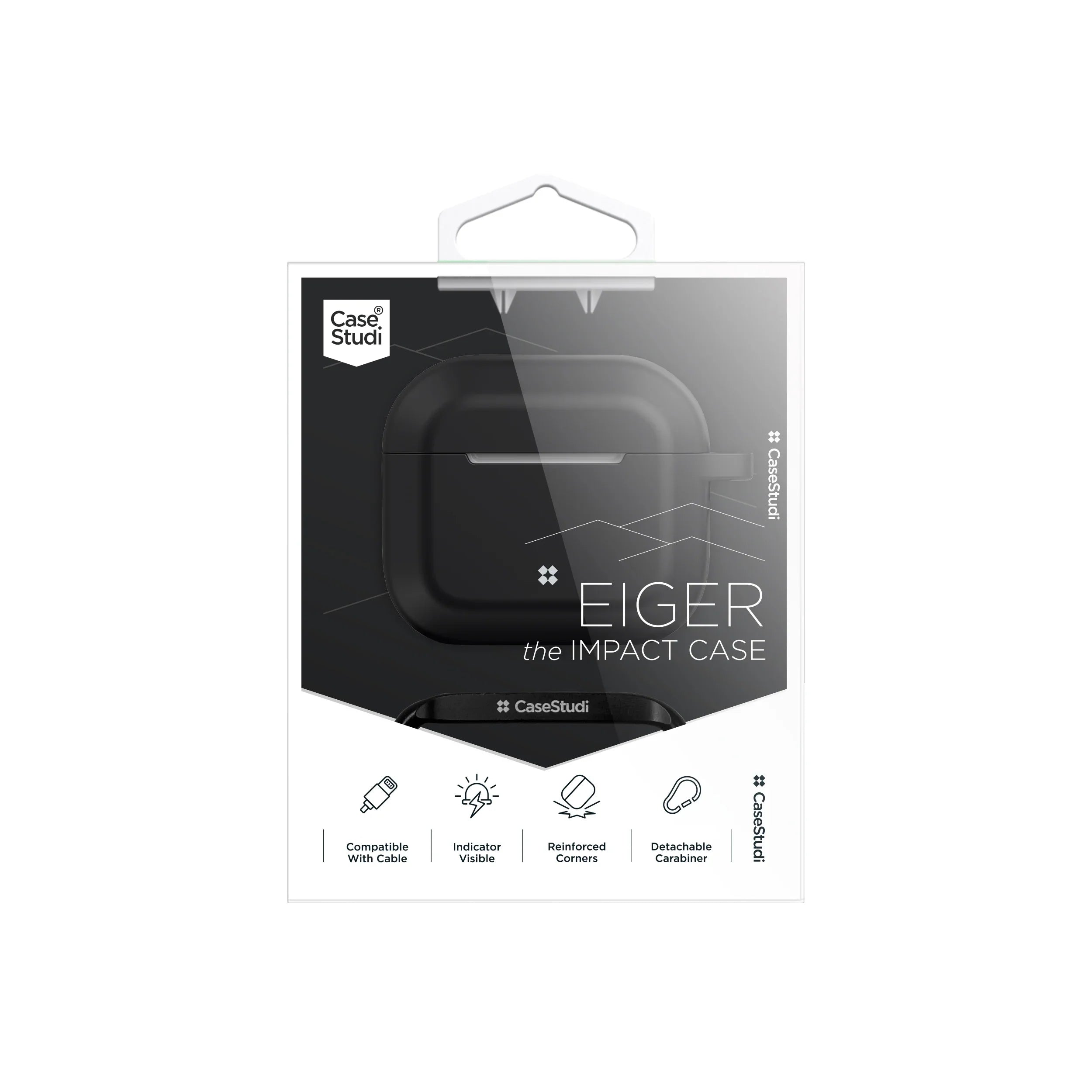 Casestudi Eiger Series Case For Airpods 3 -Black - Tashqila Casestudi Eiger Series Case For Airpods 3 -Black - Tashqila